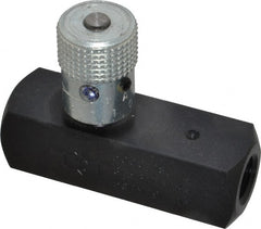 Parker - 5 GPM 1/4 Inlet Steel Hydraulic Control Valve - 1/4-18 Thread - Exact Tooling