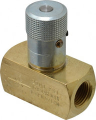 Parker - 15 GPM 1/2 Inlet Brass Hydraulic Control Valve - 1/2-14 Thread - Exact Tooling
