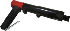 Sioux Tools - 3,000 BPM, 22.86mm Bore Diam, Pneumatic Pistol Grip Needle Scaler - 3" Stroke Length, 3.05mm Needle Diam, 7" Needle Length, 10 CFM, 90 psi, 1/4 NPT Inlet - Exact Tooling