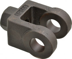 Schrader Bellows - 1-1/4 - 12 Thread, Hydraulic Cylinder Female Rod Clevis - 33,500 Lb Capacity - Exact Tooling
