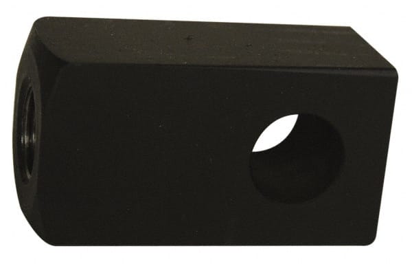 Schrader Bellows - 1-1/4 - 12 Thread, Hydraulic Cylinder Female Rod Eye - 33,500 Lb Capacity, 4-13/16" OAL - Exact Tooling