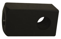 Schrader Bellows - 1-1/4 - 12 Thread, Hydraulic Cylinder Female Rod Eye - 33,500 Lb Capacity, 4-13/16" OAL - Exact Tooling