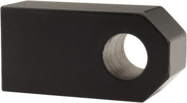 Schrader Bellows - 7/16-20 Thread, Hydraulic Cylinder Female Rod Eye - 5,700 Lb Capacity, 2" OAL - Exact Tooling