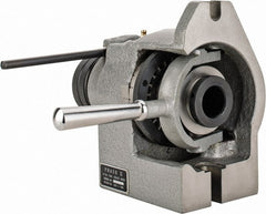 Phase II - 5C Compatible, 24 Increment, Horizontal & Vertical Standard Collet Indexer - 4-1/2" High Center, 1-1/8" Max Collet Capacity, Manual Operation - Exact Tooling