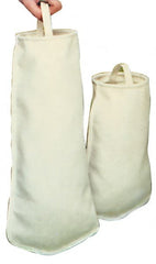 Pentair - 50 Micron, Size 410, 20 GPM Max Flow, Absolute Rated High Efficiency Bag Filter - 4 Inch Diameter, 8-1/4 Inch Long, 3/4 Sq. Ft. - Exact Tooling