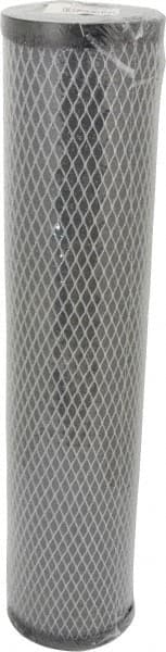 Pentair - 4-1/2" OD, Cellulose Fiber Cartridge Filter - 20-1/8" Long, Reduces Oils - Exact Tooling