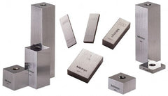 Mitutoyo - 0.10005" Square Steel Gage Block - Accuracy Grade 0, Includes Certificate of Inspection - Exact Tooling