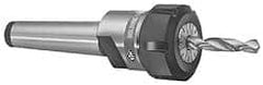 ETM - 0.041" to 0.632" Capacity, 51mm Projection, 2MT Taper Shank, ER25 Collet Chuck - 4.528" OAL - Exact Tooling