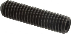 Holo-Krome - 3/8-16 UNC, 1-1/2" OAL, Cup Point Set Screw - Grade 8 Alloy Steel, 3/16" Key - Exact Tooling