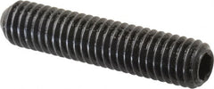 Holo-Krome - 3/8-16 UNC, 1-3/4" OAL, Cup Point Set Screw - Grade 8 Alloy Steel, 3/16" Key - Exact Tooling