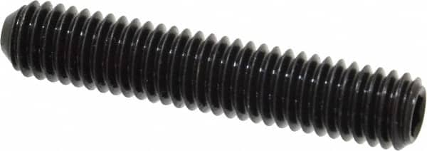 Holo-Krome - 3/8-16 UNC, 2" OAL, Cup Point Set Screw - Grade 8 Alloy Steel, 3/16" Key - Exact Tooling