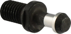 Iscar - CAT40 Taper, 5/8-11 Thread, 90° Angle Radius, Standard Retention Knob - 2-1/4" OAL, 0.59" Knob Diam, 1.266" from Knob to Flange - Exact Tooling