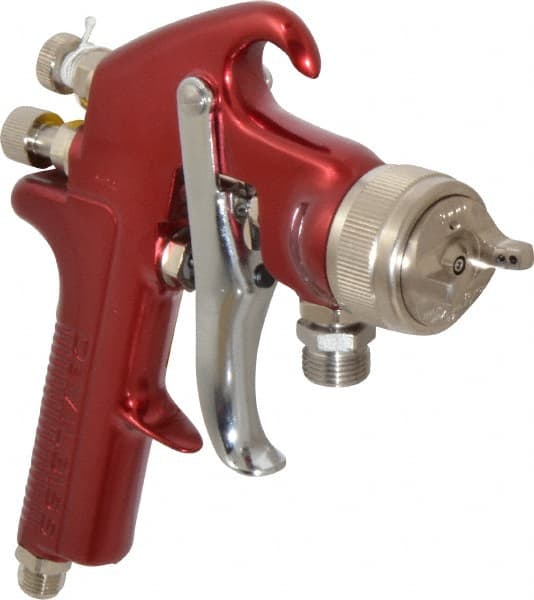 DeVilbiss - Siphon Feed High Volume/Low Pressure Paint Spray Gun - 1 Qt Capacity, 30 Max psi, 16 Max CFM, For Adhesives, Enamels, Epoxies, Lacquers, Latex, Polyurethanes, Primers, Sealers, Stains, Varnishes - Exact Tooling