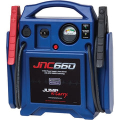 Jump-N-Carry - Automotive Battery Chargers & Jump Starters; Type: Jump Starter ; Amperage Rating: 1700 ; Starter Amperage: 425 ; Voltage: 12 VDC ; Battery Size Group: 12 Volt - Exact Tooling