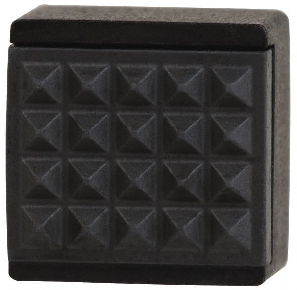 Fairlane - 1/2" Square, 10-32 Thread, 3/8" High, Extra Fine Tooth Grade, Diamond Serration, Carbide-Tipped, Square Positioning Gripper - 0.03 x 45A° Chamfer - Exact Tooling