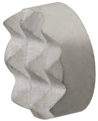 Fairlane - Fine Tooth Grade, Diamond Tooth Pattern, 3/4" Diam, Solid Carbide, Round Positioning Gripper Pad - 1/8" High - Exact Tooling