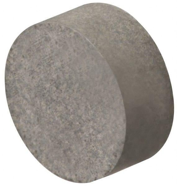 Fairlane - Flat Tooth Pattern, 1/2" Diam, Solid Carbide, Round Positioning Gripper Pad - 1/8" High - Exact Tooling