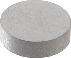 Fairlane - Flat Tooth Pattern, 3/8" Diam, Solid Carbide, Round Positioning Gripper Pad - 1/8" High - Exact Tooling