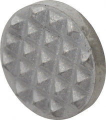 Fairlane - Extra Fine Tooth Grade, Diamond Tooth Pattern, 1/2" Diam, Solid Carbide, Round Positioning Gripper Pad - 1/8" High - Exact Tooling