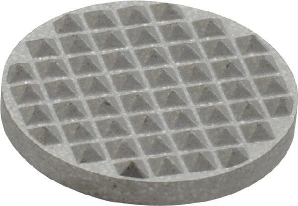 Fairlane - Extra Fine Tooth Grade, Diamond Tooth Pattern, 3/4" Diam, Solid Carbide, Round Positioning Gripper Pad - 1/8" High - Exact Tooling