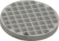 Fairlane - Extra Fine Tooth Grade, Diamond Tooth Pattern, 3/4" Diam, Solid Carbide, Round Positioning Gripper Pad - 1/8" High - Exact Tooling