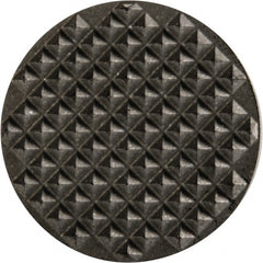 Fairlane - Extra Fine Tooth Grade, Diamond Tooth Pattern, 1" Diam, Solid Carbide, Round Positioning Gripper Pad - 5/32" High - Exact Tooling