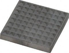 Fairlane - Extra Fine Tooth Grade, Diamond Tooth Pattern, Solid Carbide, Square Positioning Gripper Pad - 3/4" Long x 3/4" Wide x 5/32" High - Exact Tooling