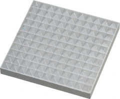 Fairlane - Extra Fine Tooth Grade, Diamond Tooth Pattern, Solid Carbide, Square Positioning Gripper Pad - 1" Long x 1" Wide x 5/32" High - Exact Tooling