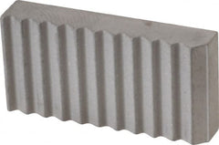 Fairlane - Saw Tooth Grade, Saw Tooth Pattern, Solid Carbide, Rectangle Positioning Gripper Pad - 1" Long x 1/2" Wide x 3/16" High - Exact Tooling