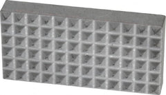 Fairlane - Extra Fine Tooth Grade, Diamond Tooth Pattern, Solid Carbide, Rectangle Positioning Gripper Pad - 1" Long x 1/2" Wide x 3/16" High - Exact Tooling