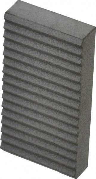 Fairlane - Saw Tooth Grade, Saw Tooth Pattern, Solid Carbide, Rectangle Positioning Gripper Pad - 1-1/2" Long x 3/4" Wide x 1/4" High - Exact Tooling