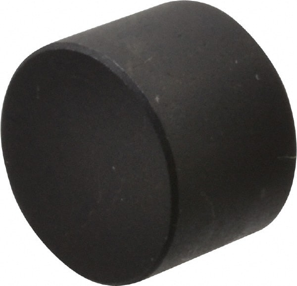 Fairlane - 3/8" OAL, 1/2" OD, Steel, Tapped Rest Button - Black Oxide Coating, 3/16" Thread Depth - Exact Tooling