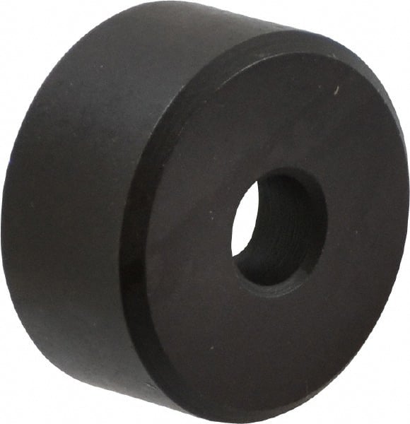 Fairlane - 1/2" OAL, 1" OD, Steel, Counterbored Rest Button - Black Oxide Coating - Exact Tooling