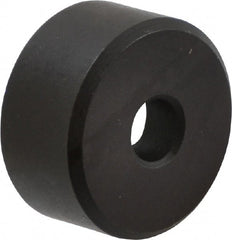 Fairlane - 1/2" OAL, 1" OD, Steel, Counterbored Rest Button - Black Oxide Coating - Exact Tooling