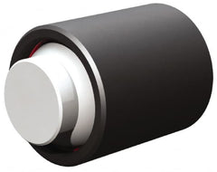 Fairlane - 10-32, 5/32" Thread Length, 5/16" Ball Diam, Flat Ball Pad Surface, Alloy Steel, Black Oxide, Base, Swivel Action Gripper Assemblies - 1/2" Diam, 5/32" Deep Thread, 5/16" Contact Diam, 9/16" Overall Height, Delrin Ball - Exact Tooling