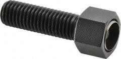Fairlane - 5/8-11, 2" Thread Length, 3/4" Ball Diam, Alloy Steel, Hex Head, Swivel Action Gripper Assemblies - 11/16" Head Height, 15/16" Hex, Stainless Steel Ball - Exact Tooling