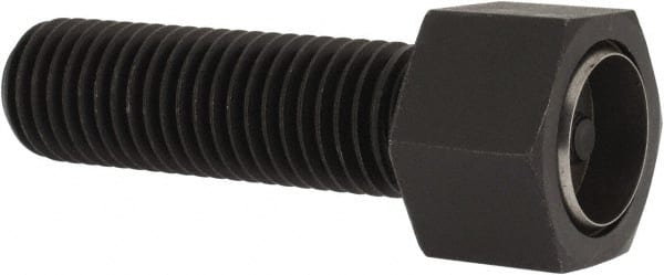 Fairlane - 3/4-10, 2-1/2" Thread Length, 7/8" Ball Diam, Alloy Steel, Hex Head, Swivel Action Gripper Assemblies - 3/4" Head Height, 1-1/8" Hex, Stainless Steel Ball - Exact Tooling