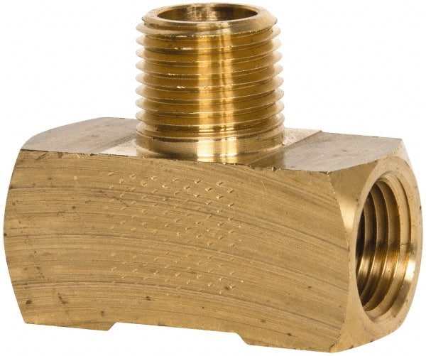 Eaton - 1/2 Male 1/2 Female MNPTF x FNPTF Industrial Pipe Male Branch Tee - Exact Tooling