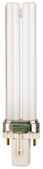 Philips - 7 Watt Fluorescent Commercial/Industrial 2 Pin Lamp - 4,100°K Color Temp, 400 Lumens, PLS, 10,000 hr Avg Life - Exact Tooling
