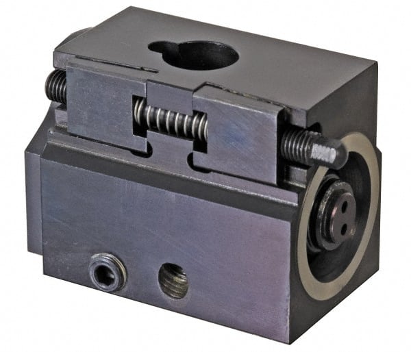 Kennametal - Left Hand Cut, KM50 Modular Connection, Square Shank Lathe Modular Clamping Unit - 70mm Square Shank Length, 64mm Square Shank Width, 120mm OAL, Through Coolant, Series CL2S Square Shank - Exact Tooling