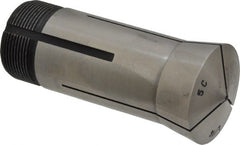 Interstate - 1/16 Inch 5C Round Collet - 3.28" Overall Length, 1.041-24 Internal Thread Size, Steel, 0.0005 Inch TIR - Exact Tooling