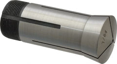Interstate - 7/64 Inch 5C Round Collet - 3.28" Overall Length, 1.041-24 Internal Thread Size, Steel, 0.0005 Inch TIR - Exact Tooling