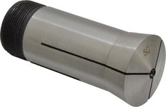 Interstate - 5/32 Inch 5C Round Collet - 3.28" Overall Length, 1.041-24 Internal Thread Size, Steel, 0.0005 Inch TIR - Exact Tooling