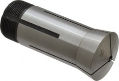 Interstate - 3/16 Inch 5C Round Collet - 3.28" Overall Length, 1.041-24 Internal Thread Size, Steel, 0.0005 Inch TIR - Exact Tooling