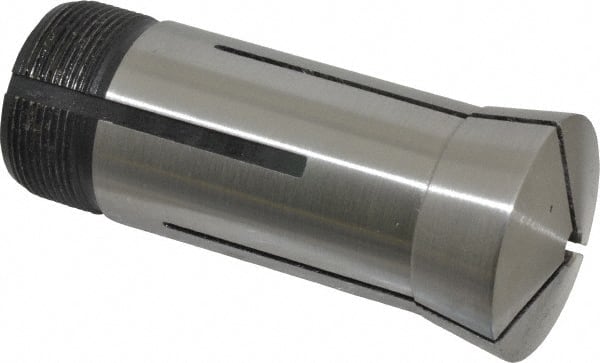 Interstate - 7/32 Inch 5C Round Collet - 3.28" Overall Length, 1.041-24 Internal Thread Size, Steel, 0.0005 Inch TIR - Exact Tooling