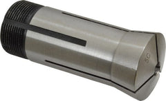 Interstate - 9/32 Inch 5C Round Collet - 3.28" Overall Length, 1.041-24 Internal Thread Size, Steel, 0.0005 Inch TIR - Exact Tooling