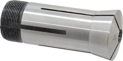Interstate - 3/8 Inch 5C Round Collet - 3.28" Overall Length, 1.041-24 Internal Thread Size, Steel, 0.0005 Inch TIR - Exact Tooling
