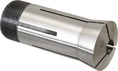Interstate - 27/64 Inch 5C Round Collet - 3.28" Overall Length, 1.041-24 Internal Thread Size, Steel, 0.0005 Inch TIR - Exact Tooling