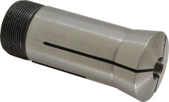 Interstate - 7/16 Inch 5C Round Collet - 3.28" Overall Length, 1.041-24 Internal Thread Size, Steel, 0.0005 Inch TIR - Exact Tooling