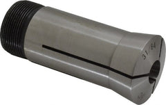 Interstate - 31/64 Inch 5C Round Collet - 3.28" Overall Length, 1.041-24 Internal Thread Size, Steel, 0.0005 Inch TIR - Exact Tooling